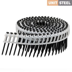 Plastic gebonden 2,3X38MM Ringnagels/RVS/Bolkop/Zwart 2.100 stuks