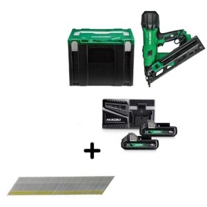 Hikoki NT1865DAA 18V + 4.000 DA Brads 1,8x32mm DA15EAB Gegalvaniseerd