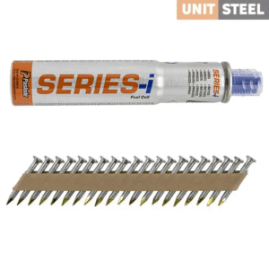 UnitSteel Ankernagels 3,3X38MM Screw/Gegalvaniseerd 4.000 stuks Incl. 1X Drijfstofcel